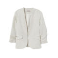 Ladies White Linen Blazer